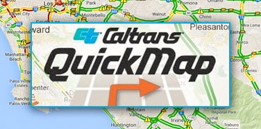 Monitor traffic & lane closures with QuickMap
