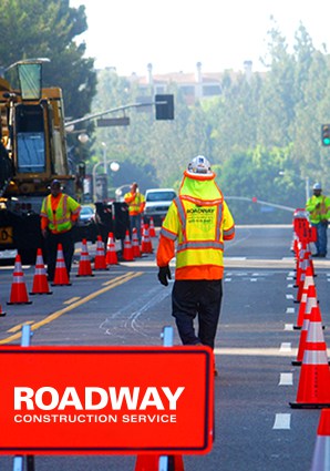 orange traffic barricade management