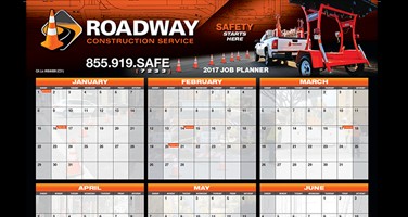 2017 Roadway Wall Calendar is now Available