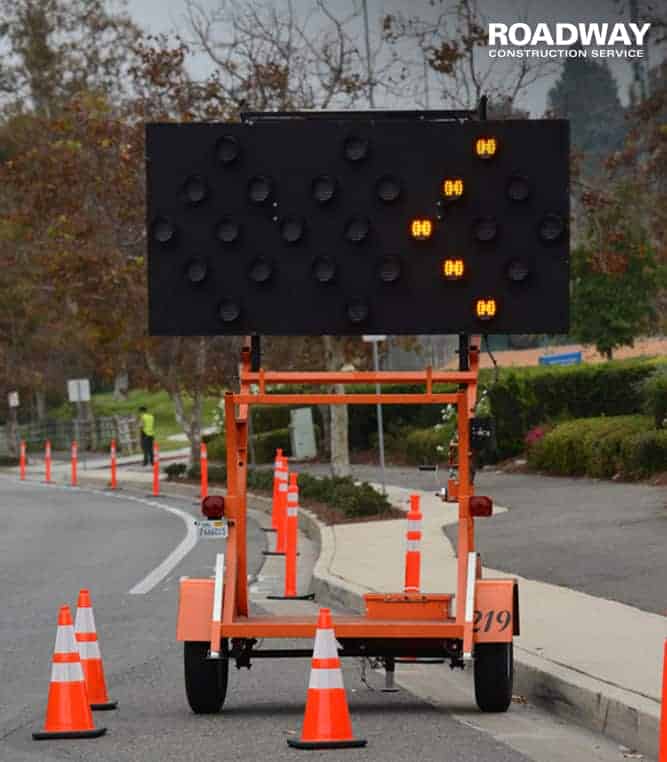 Construction Message Board Roadway Construction Service