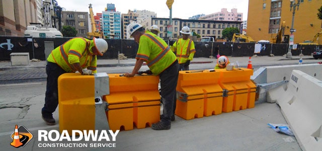 Portable High Visibility Safety Barricade Rental