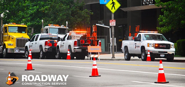 Request a Quote for Traffic Control with Roadway Construction Service