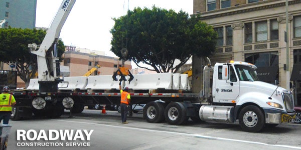 Road Work Barrier Deployment