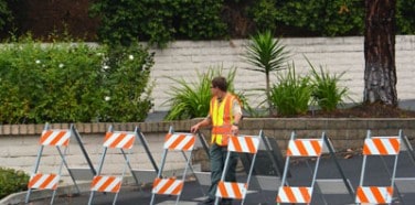 Road Work Barriers