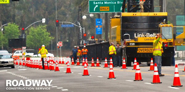 Temporary Traffic Cone Barriers