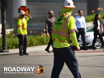 Traffic Control Flagger Service