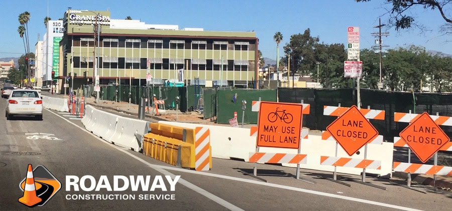 roadway construction longitudinal channelizing device rental management