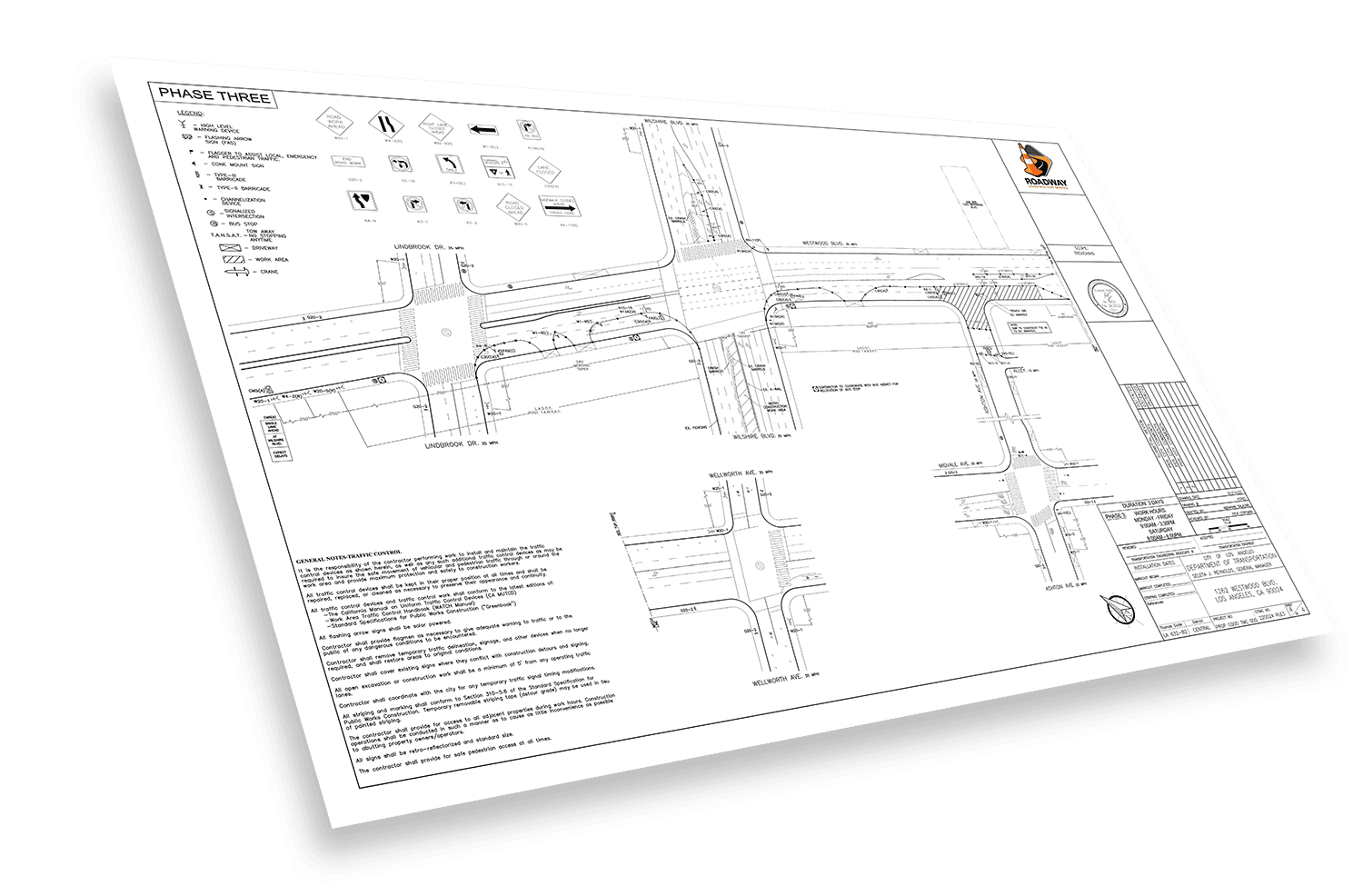 roadway construction plan design specialists