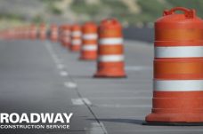 roadway construction service barrel rental