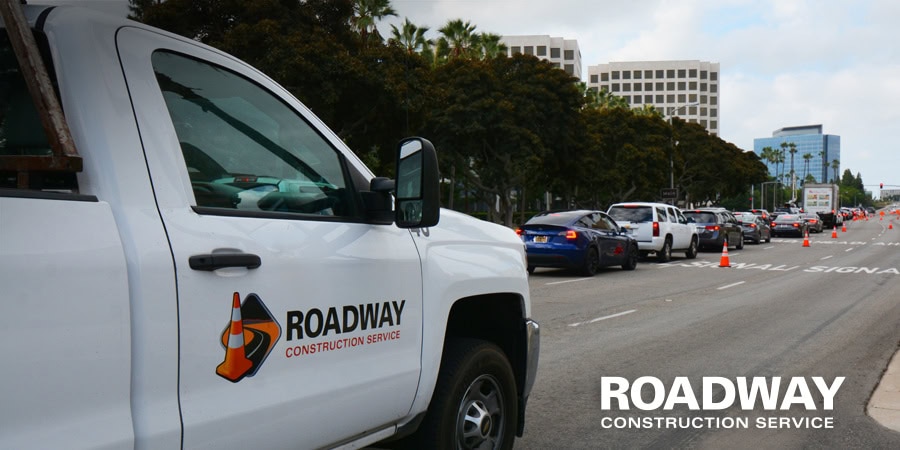 roadway construction service road traffic control that works