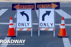 roadway construction services-temporary traffic detour permits