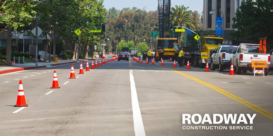 roadway construction temporary barrier systems traffic cone