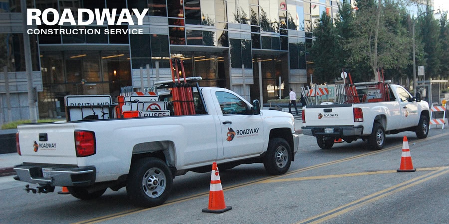 roadway construction traffic control equipment rental