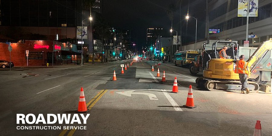 roadway construction traffic control services commercial