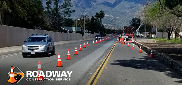 traffic cone barricade temporary traffic control