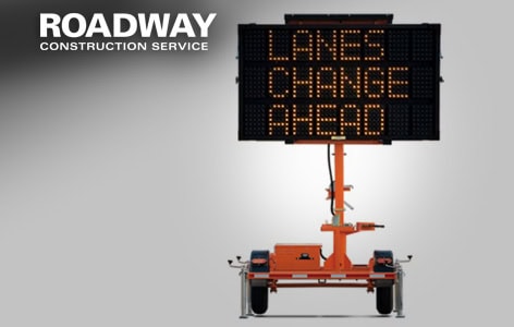 trailer- mounted variable message board rental